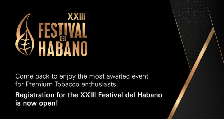 Registration period for the 23rd Habano Festival is now open  